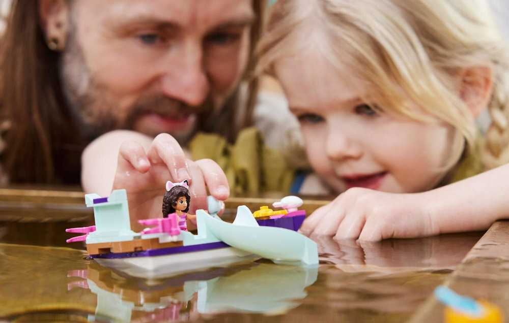 LEGO 10786 Gabby's Dollhouse Statek i spa Gabi i Syrenkotki zabawa edukacja rozwój wyposażenie kreatywność