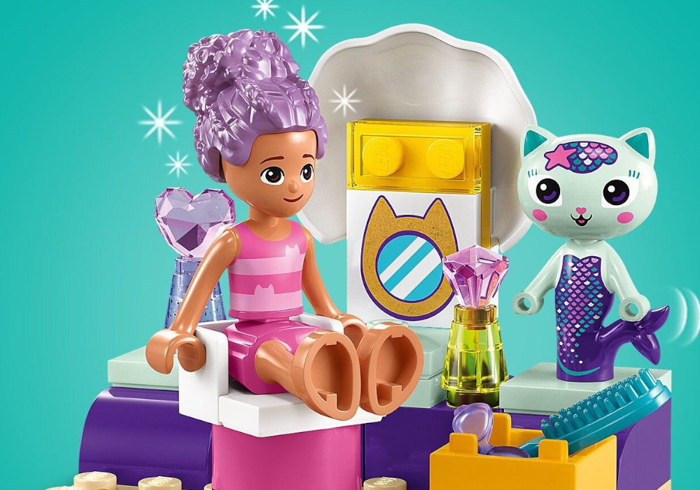 LEGO 10786 Gabby's Dollhouse Statek i spa Gabi i Syrenkotki zabawa edukacja rozwój wyposażenie kreatywność