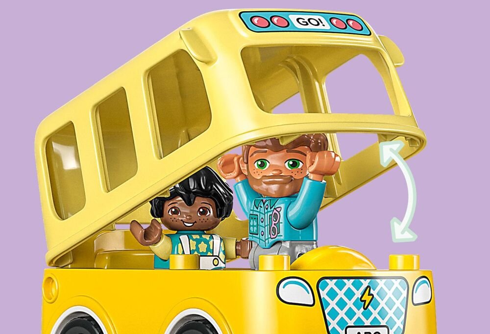 LEGO DUPLO Przejażdżka autobusem 10988 klocki elementy zabawa łączenie figurki akcesoria figurka zestaw