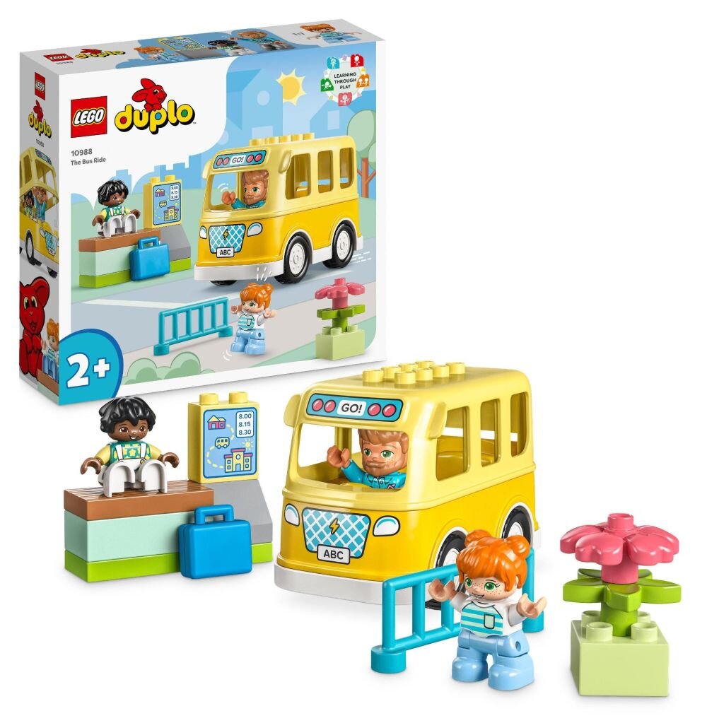 LEGO DUPLO Przejażdżka autobusem 10988 klocki elementy zabawa łączenie figurki akcesoria figurka zestaw