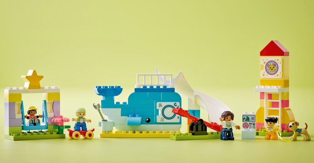 LEGO DUPLO Wymarzony plac zabaw 10991 klocki elementy zabawa łączenie figurki akcesoria figurka zestaw