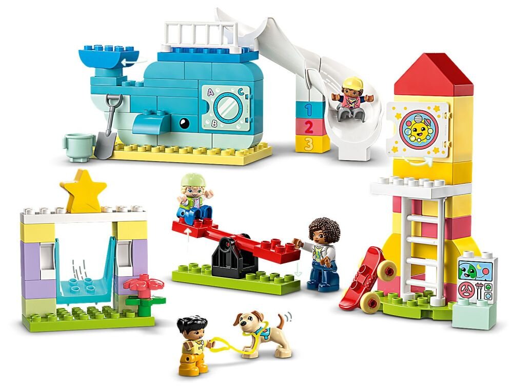 LEGO DUPLO Wymarzony plac zabaw 10991 klocki elementy zabawa łączenie figurki akcesoria figurka zestaw