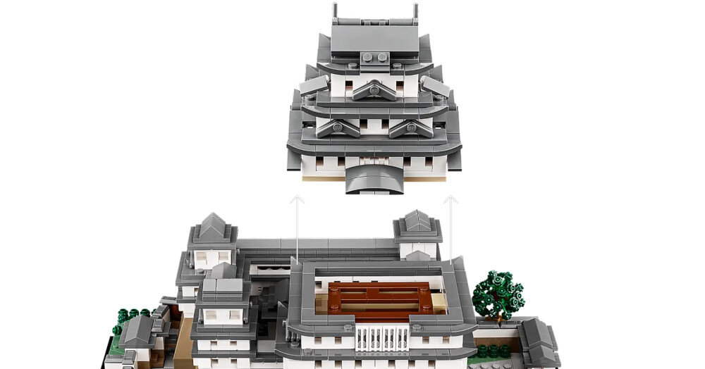LEGO ARCHITECTURE BLOCKS HIMEJI CASTLE 21060 Внутрішній доступ до даху