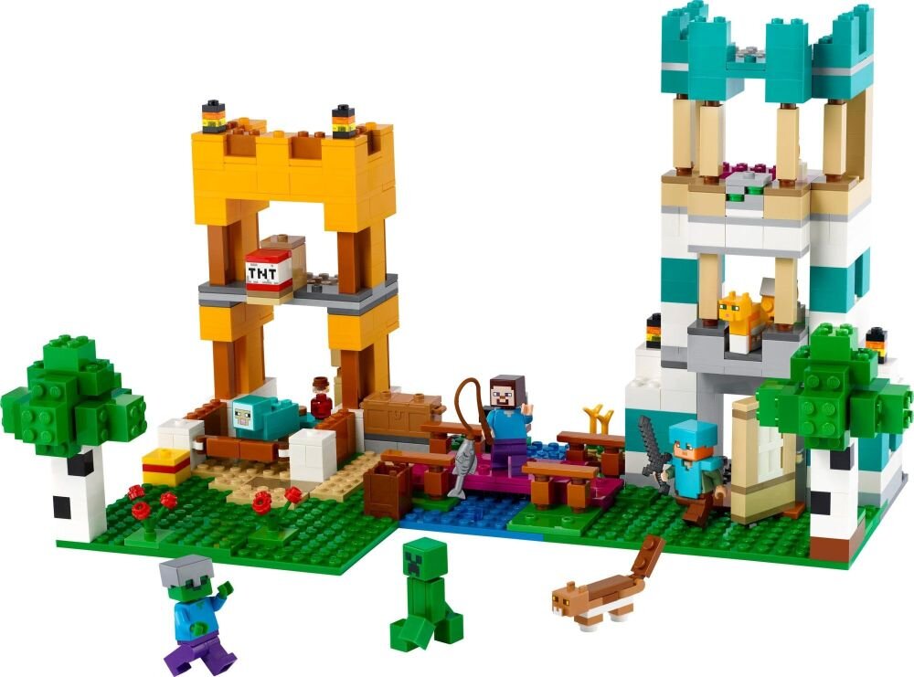 LEGO Minecraft Kreatywny warsztat 4.0 21249 klocki elementy zabawa łączenie figurki akcesoria figurka zestaw