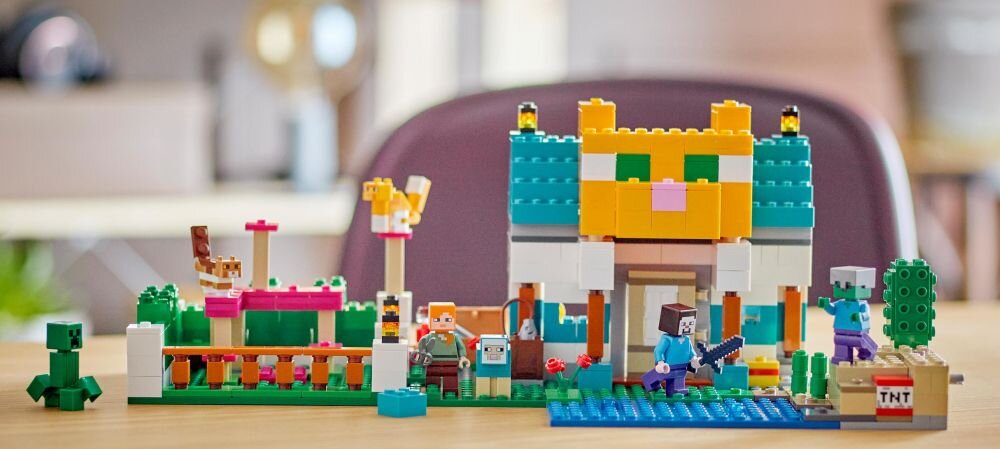 LEGO Minecraft Kreatywny warsztat 4.0 21249 klocki elementy zabawa łączenie figurki akcesoria figurka zestaw