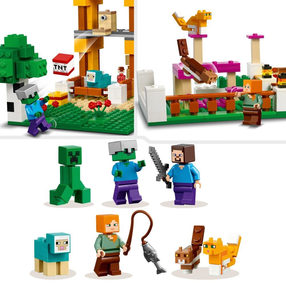 LEGO Minecraft Kreatywny warsztat 4.0 21249 klocki elementy zabawa łączenie figurki akcesoria figurka zestaw