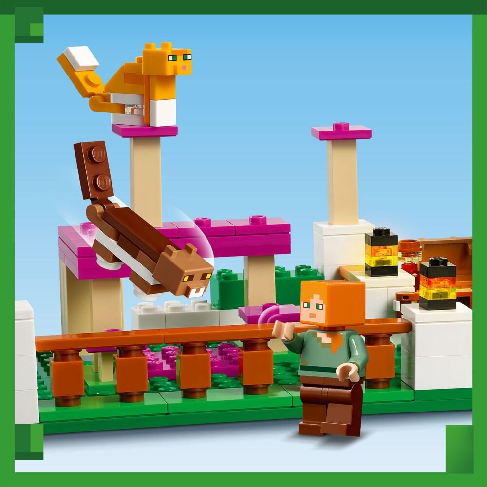 LEGO Minecraft Kreatywny warsztat 4.0 21249 klocki elementy zabawa łączenie figurki akcesoria figurka zestaw