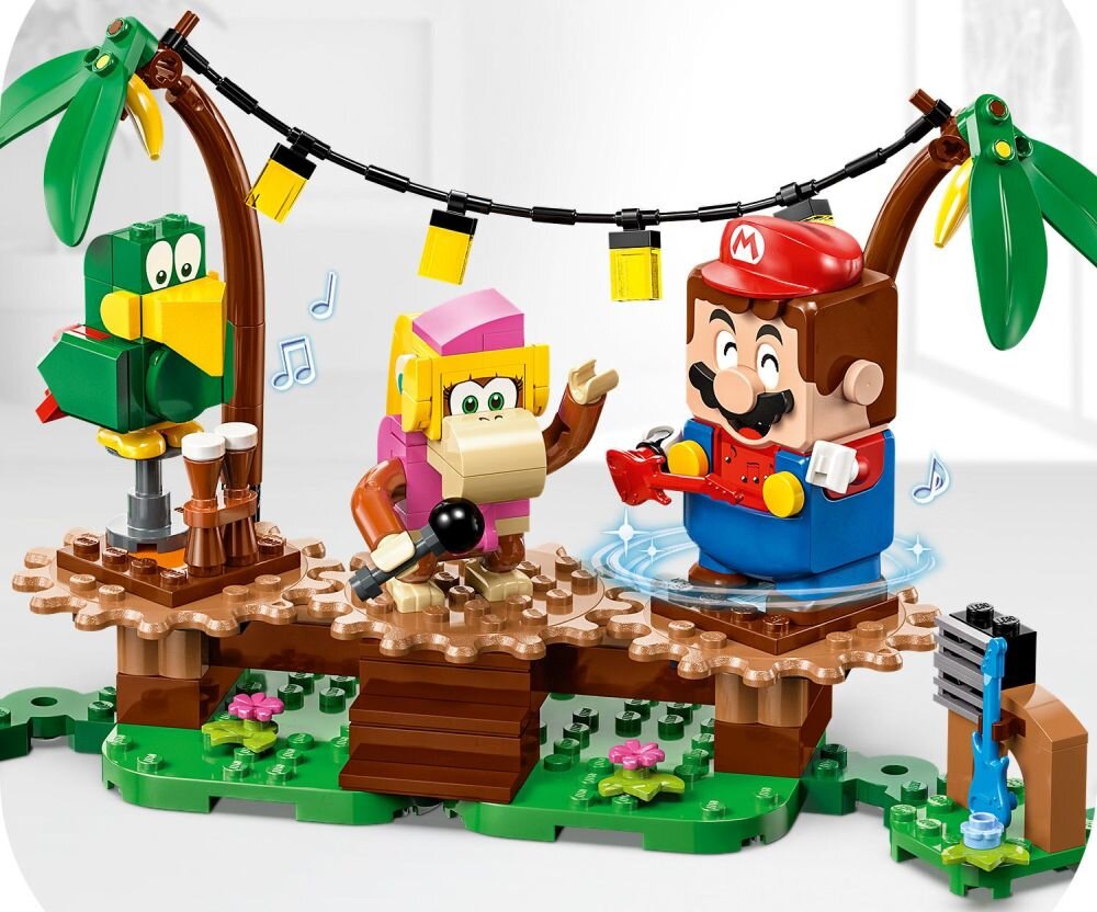 LEGO Super Mario Dżunglowy koncert Dixie Kong — zestaw rozszerzający 71421 klocki elementy zabawa łączenie figurki akcesoria figurka zestaw