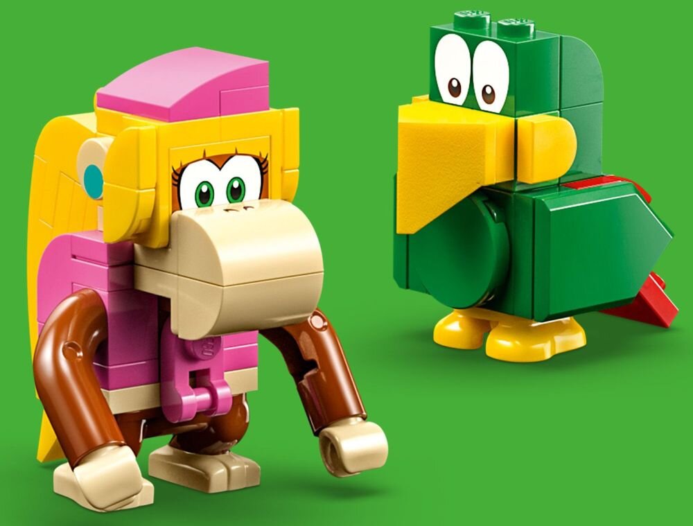 LEGO Super Mario Dżunglowy koncert Dixie Kong — zestaw rozszerzający 71421 klocki elementy zabawa łączenie figurki akcesoria figurka zestaw