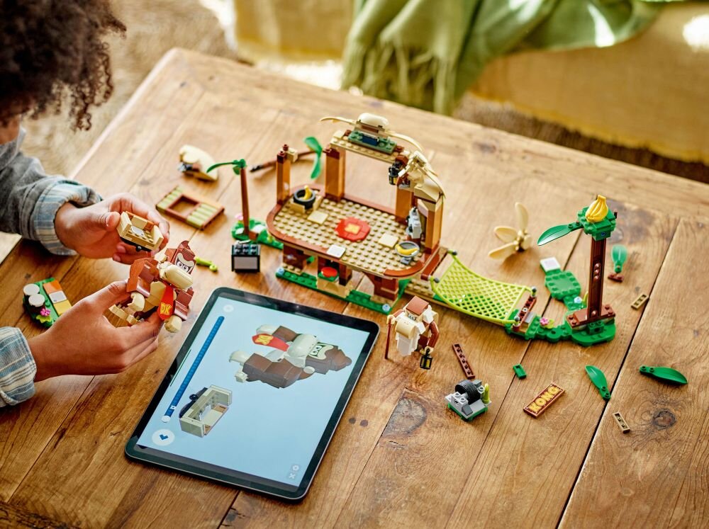 LEGO Super Mario Domek na drzewie Donkey Konga zestaw rozszerzający 71424 klocki elementy zabawa łączenie figurki akcesoria figurka zestaw