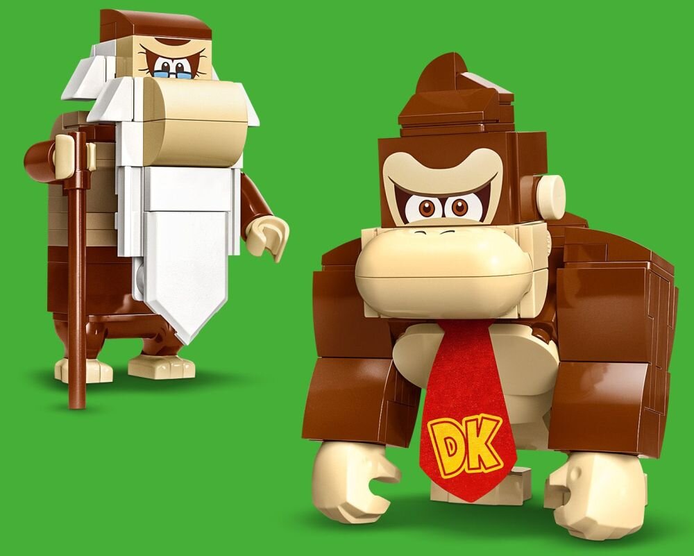 LEGO Super Mario Domek na drzewie Donkey Konga zestaw rozszerzający 71424 klocki elementy zabawa łączenie figurki akcesoria figurka zestaw