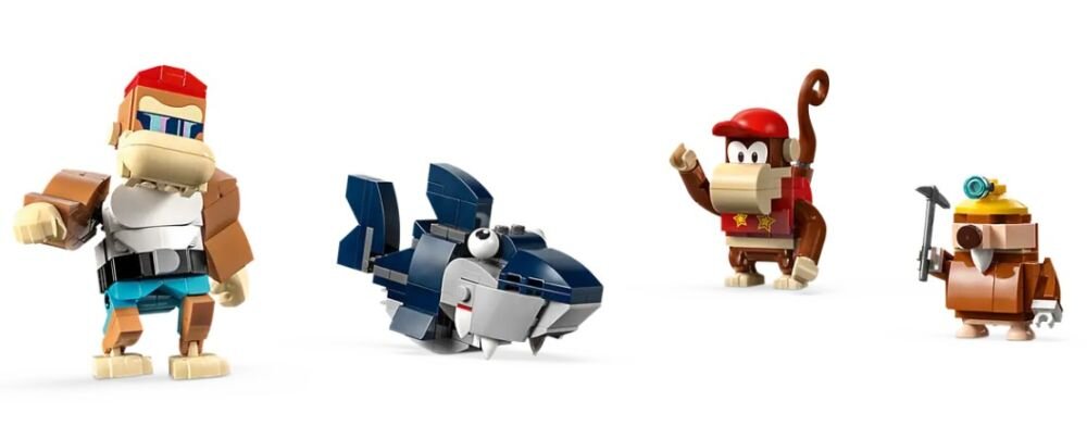 LEGO Super Mario Przejażdżka wagonikiem Diddy Konga - zestaw rozszerzający 71425 klocki elementy zabawa łączenie figurki akcesoria figurka zestaw