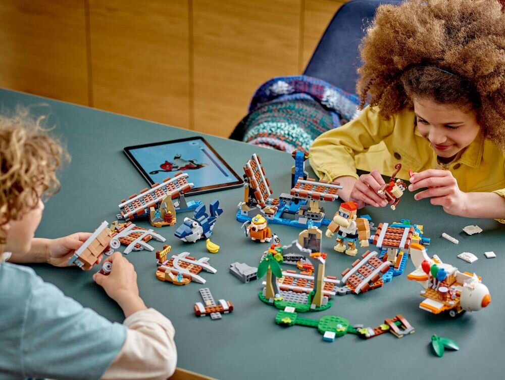 LEGO Super Mario Przejażdżka wagonikiem Diddy Konga - zestaw rozszerzający 71425 klocki elementy zabawa łączenie figurki akcesoria figurka zestaw