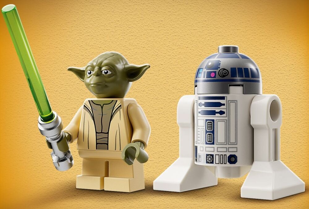 LEGO Star Wars Jedi Starfighter Yody 75360   klocki elementy zabawa łączenie figurki akcesoria figurka zestaw 