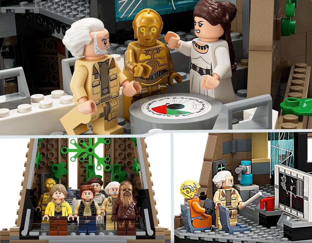 LEGO Star Wars Baza Rebeliantów na Yavin 4 75365 klocki elementy zabawa łączenie figurki akcesoria figurka zestaw