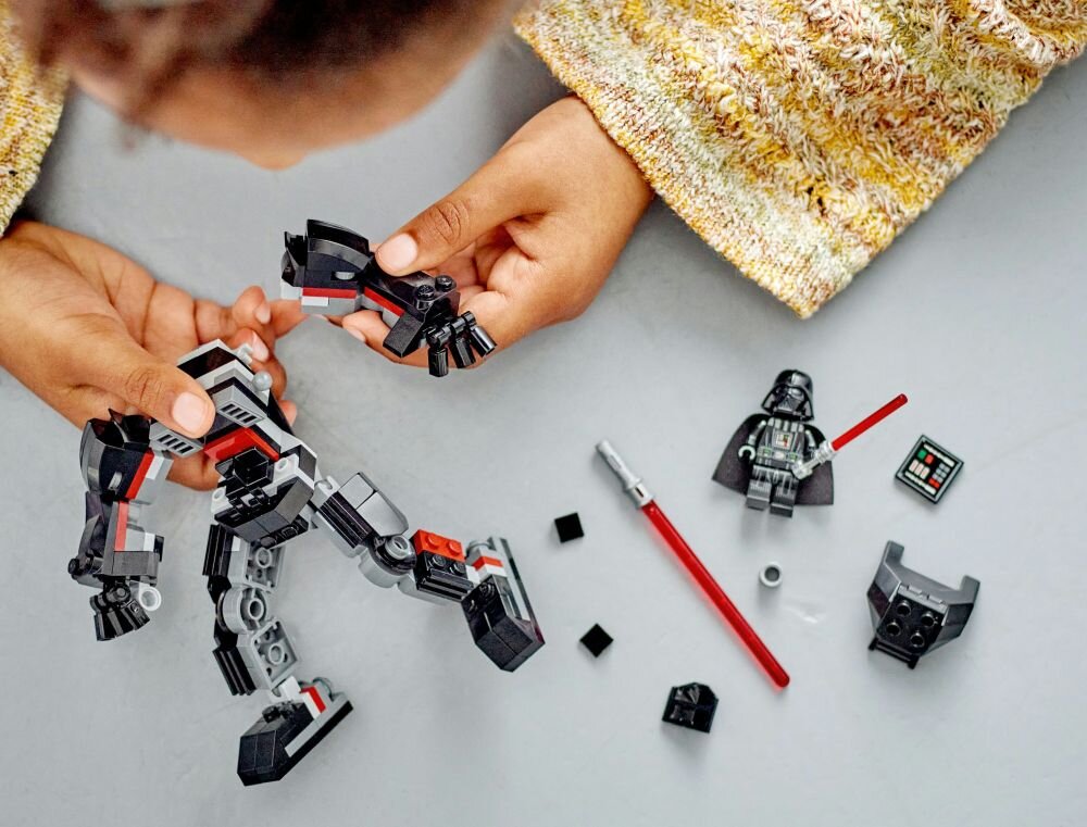 LEGO Star Wars Mech Dartha Vadera 75368 klocki elementy zabawa łączenie figurki akcesoria figurka zestaw
