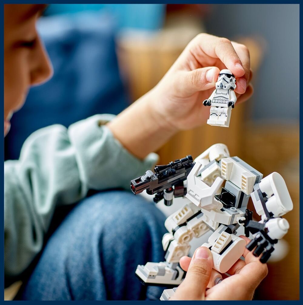 LEGO Star Wars Mech Szturmowca 75370    klocki elementy zabawa łączenie figurki akcesoria figurka zestaw 