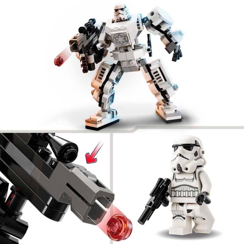 LEGO Star Wars Mech Szturmowca 75370    klocki elementy zabawa łączenie figurki akcesoria figurka zestaw 