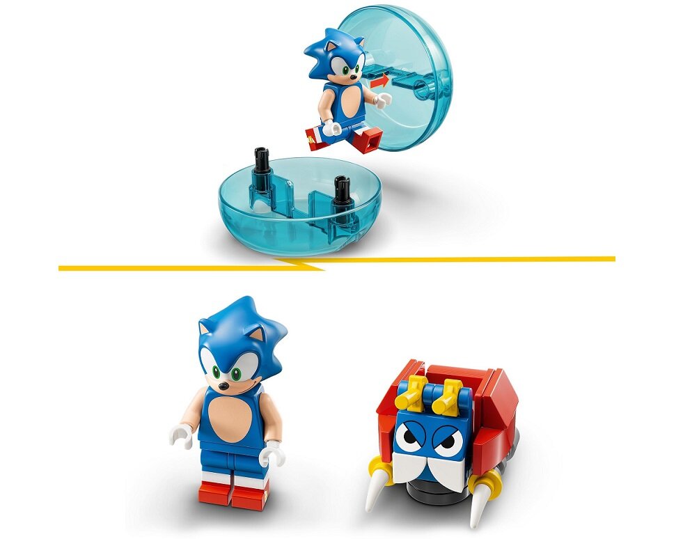 LEGO Sonic the Hedgehog Sonic — wyzwanie z pędzącą kulą 76990 dziecko kreatywność zabawa nauka rozwój klocki figurki minifigurki jakość tradycja konstrukcja nauka wyobraźnia role jakość bezpieczeństwo wyobraźnia budowanie pasja hobby funkcje instrukcja aplikacja LEGO Builder