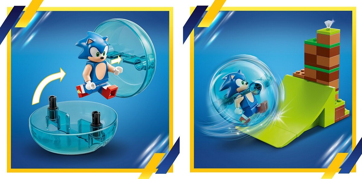 LEGO Sonic the Hedgehog Sonic — wyzwanie z pędzącą kulą 76990 dziecko kreatywność zabawa nauka rozwój klocki figurki minifigurki jakość tradycja konstrukcja nauka wyobraźnia role jakość bezpieczeństwo wyobraźnia budowanie pasja hobby funkcje instrukcja aplikacja LEGO Builder
