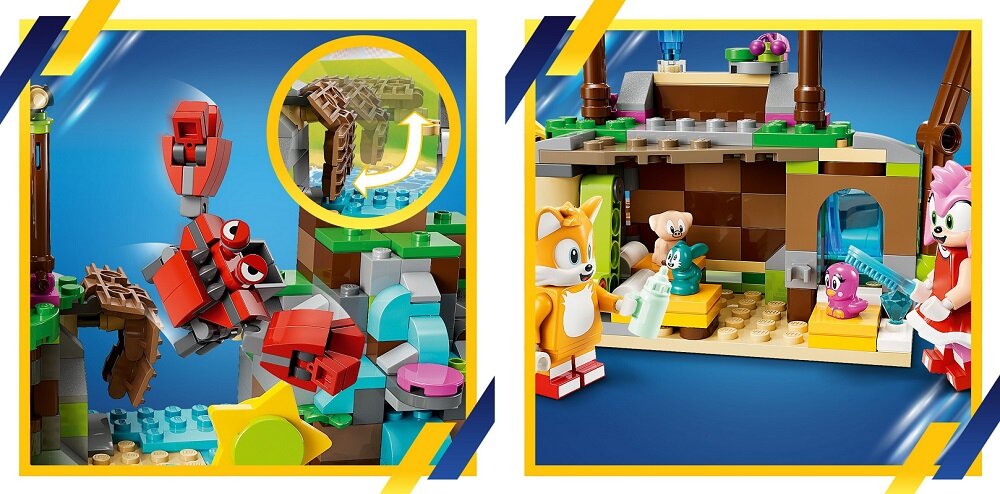 LEGO Sonic the Hedgehog Wyspa dla zwierząt Amy 76992 dziecko kreatywność zabawa nauka rozwój klocki figurki minifigurki jakość tradycja konstrukcja nauka wyobraźnia role jakość bezpieczeństwo wyobraźnia budowanie pasja hobby funkcje instrukcja aplikacja LEGO Builder