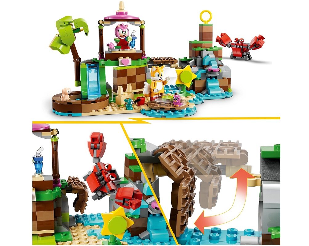 LEGO Sonic the Hedgehog Wyspa dla zwierząt Amy 76992 dziecko kreatywność zabawa nauka rozwój klocki figurki minifigurki jakość tradycja konstrukcja nauka wyobraźnia role jakość bezpieczeństwo wyobraźnia budowanie pasja hobby funkcje instrukcja aplikacja LEGO Builder