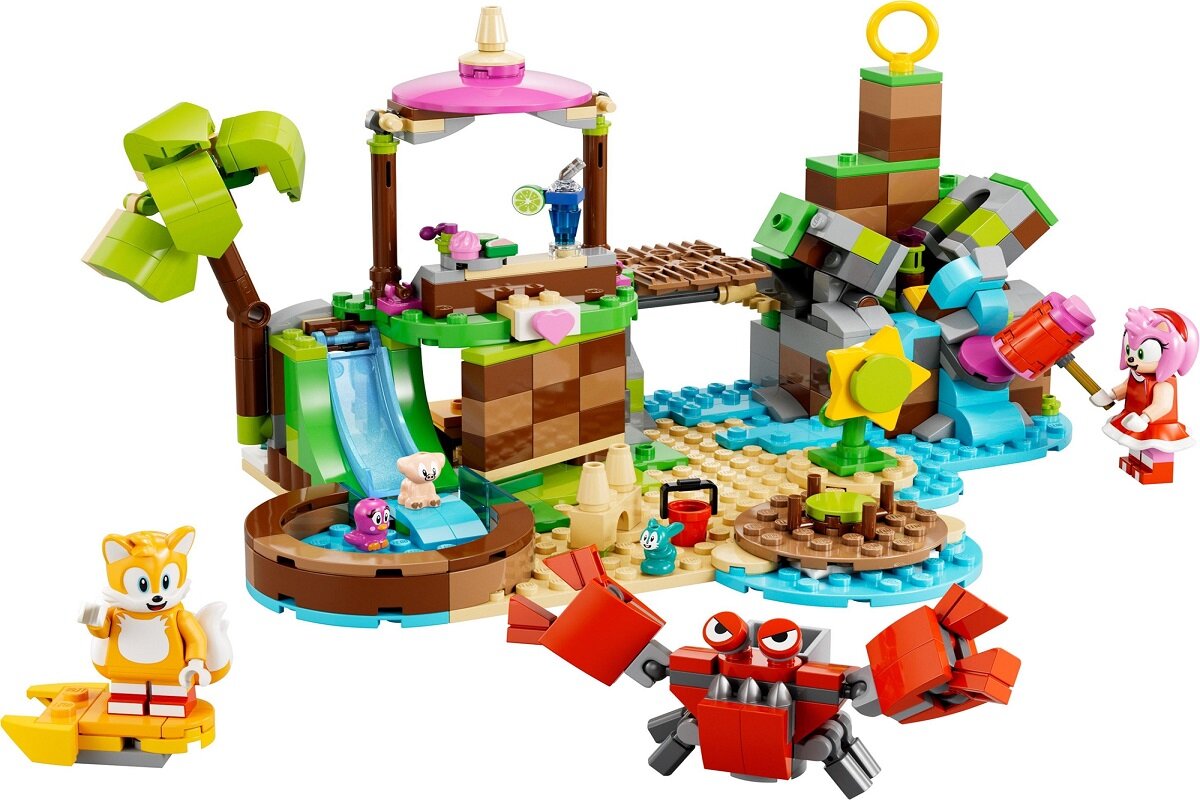 LEGO Sonic the Hedgehog Wyspa dla zwierząt Amy 76992 dziecko kreatywność zabawa nauka rozwój klocki figurki minifigurki jakość tradycja konstrukcja nauka wyobraźnia role jakość bezpieczeństwo wyobraźnia budowanie pasja hobby funkcje instrukcja aplikacja LEGO Builder