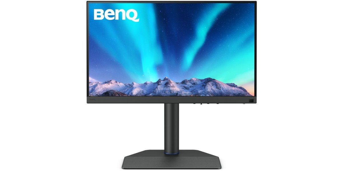 Monitor BENQ PhotoVue SW272U na białym tle.