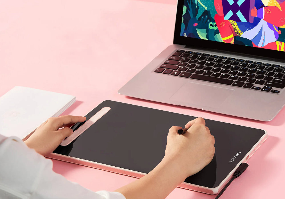 Tablet graficzny XP-PEN Artist 12 (2. generacja) Niebieski ergonomia styl artyści sztuka wyposażenie połączenie
