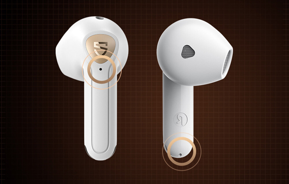 Słuchawki douszne SOUNDPEATS Air 3 Deluxe HS rozmowy mikrofony zbedne odglosny