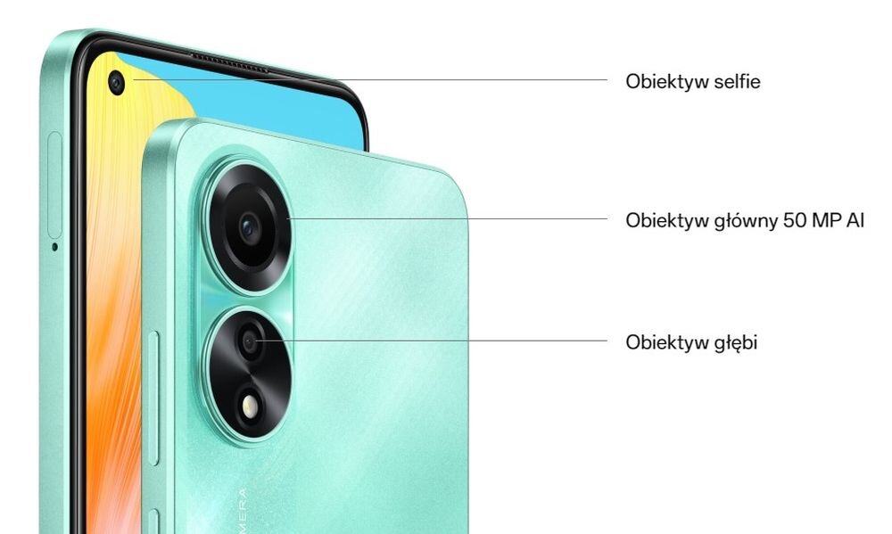 Smartfon OPPO A78 ekran bateria aparat procesor ram pamięć pojemność rozdzielczość zdjęcia filmy opis dane cechy blokady system łączność wifi bluetooth obudowa szkło odporność porty muzyka transfer sieć przekątna matryca waga czujniki oled amoled ips