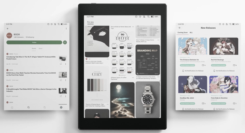 Czytnik E-Booków ONYX Boox Tab Mini C Czarny system funkcje aplikacje łączność formaty