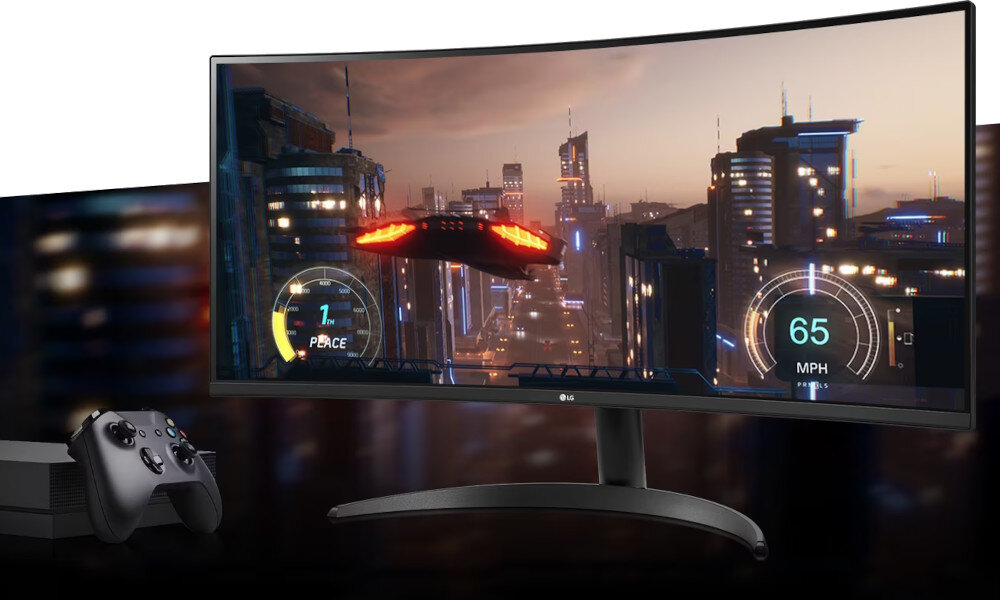 Monitor LG UltraWide 34WR50QC-B gaming odświeżanie FreeSync funkcje technologie
