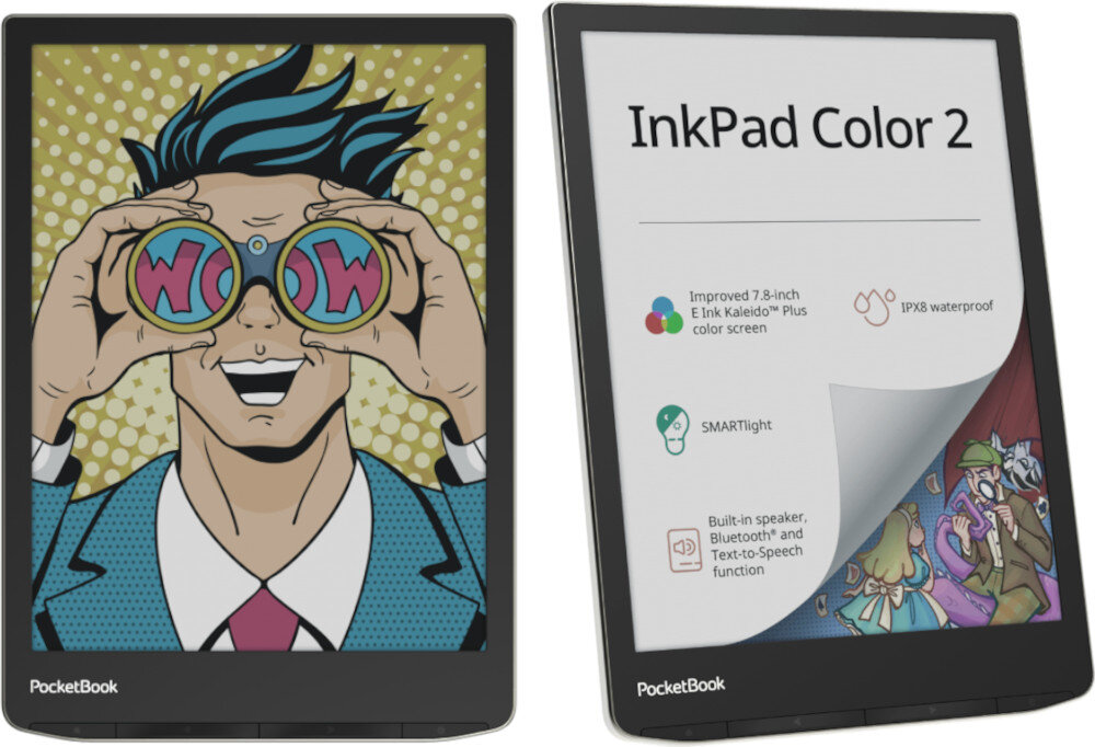 Czytnik E-Booków POCKETBOOK InkPad Color 2 Srebrny obsługa pamięć pojemność książki
