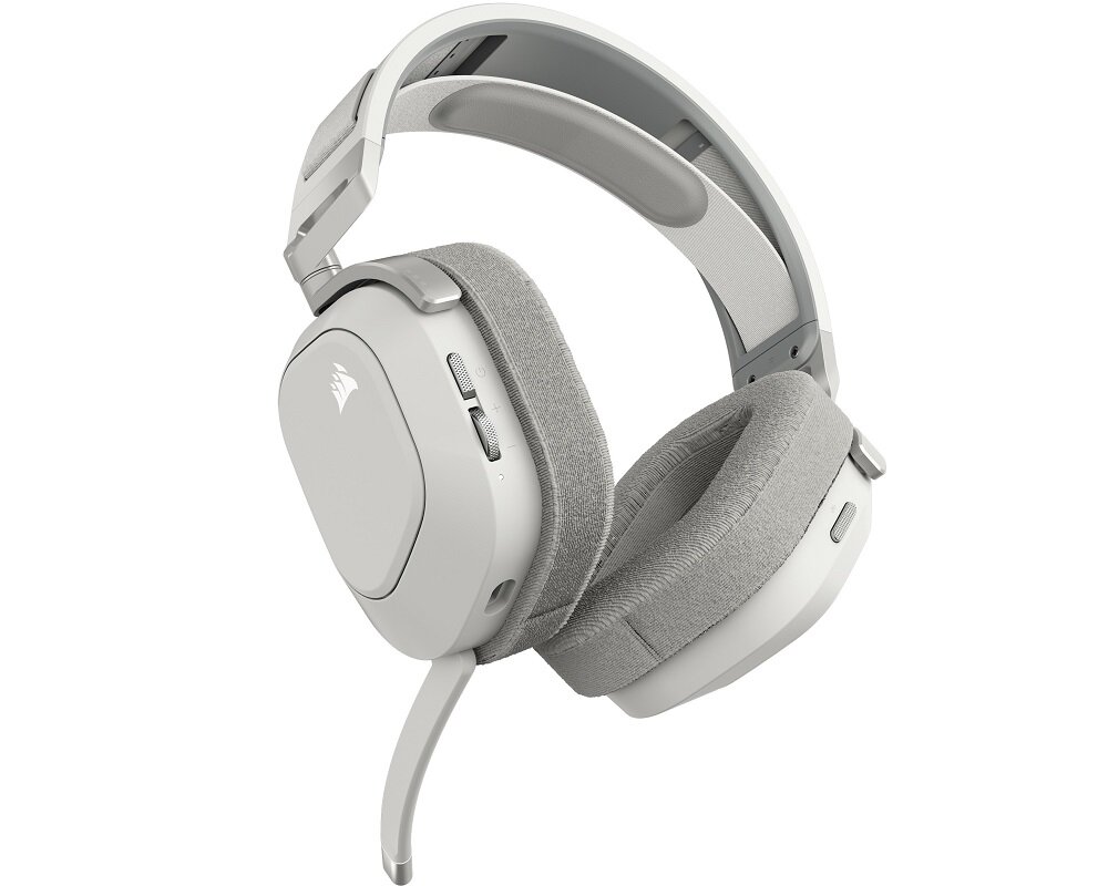 Słuchawki CORSAIR HS80 Max Wireless bezprzewodowy stylowy solidny gaming jakość dźwięku Sonarworks SoundID żywotność baterii
