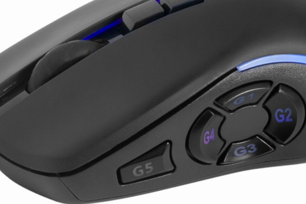 Mysz GEMBIRD Ragnar RX500 gracze gaming RGB przyciski uniwersalność kabel bateria nanoodbiornik