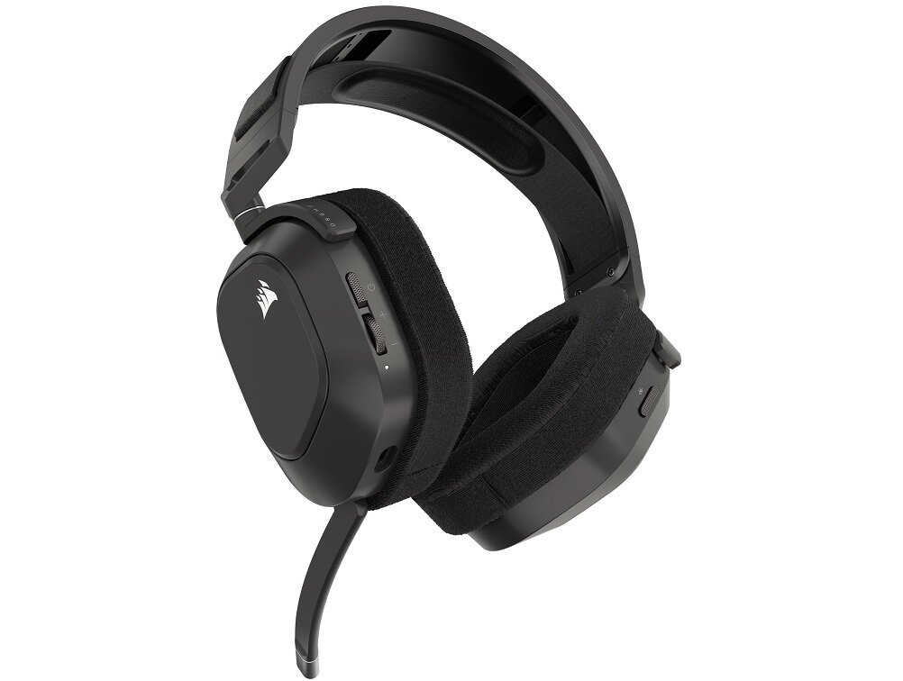 Słuchawki CORSAIR HS80 Max Wireless bezprzewodowy stylowy solidny gaming jakość dźwięku Sonarworks SoundID żywotność baterii