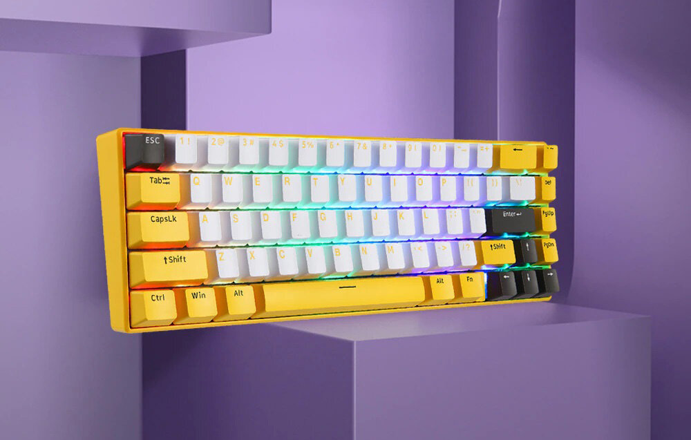 Klawiatura MOTOSPEED Dla graczy Anti-ghosting Podświetlenie RGB tryby podświetlenia Mechaniczna wytrzymała