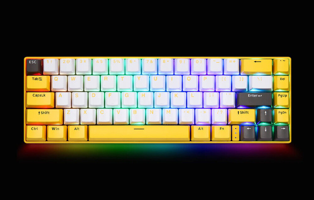 Klawiatura MOTOSPEED Dla graczy Anti-ghosting Podświetlenie RGB tryby podświetlenia Mechaniczna wytrzymała