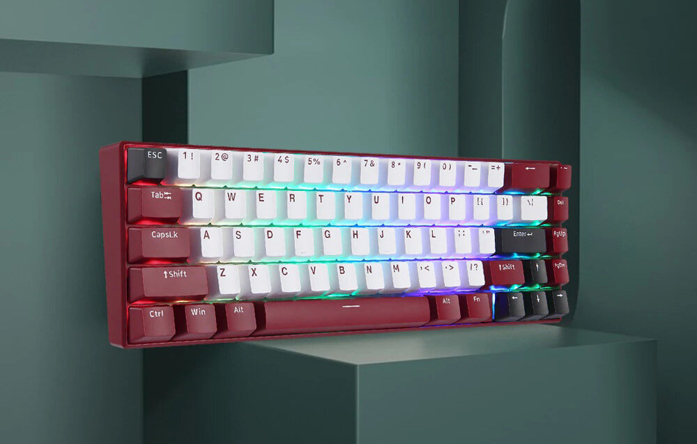 Klawiatura MOTOSPEED Dla graczy Anti-ghosting Podświetlenie RGB tryby podświetlenia Mechaniczna wytrzymała