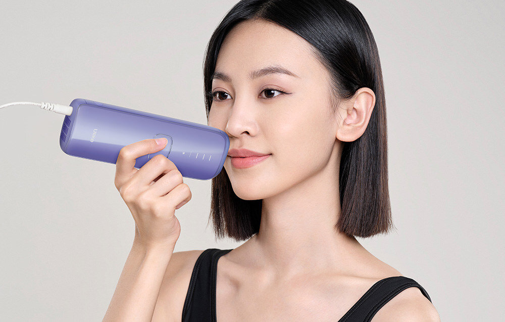 Depilator ULIKE Air3 UI06 Fioletowy 3-stopniowa regulacja rodzaj skóra poziom Soft poziom body poziom Powerful