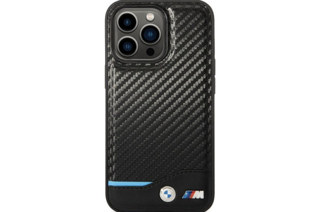Etui BMW Signature Liquid Silicone MagSafe do Apple iPhone 13 Pro Max Czarny styl elegancjia ochrona prestiż materiały