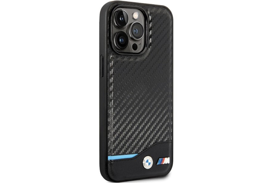 Etui BMW Signature Liquid Silicone MagSafe do Apple iPhone 13 Pro Max Czarny styl elegancjia ochrona prestiż materiały