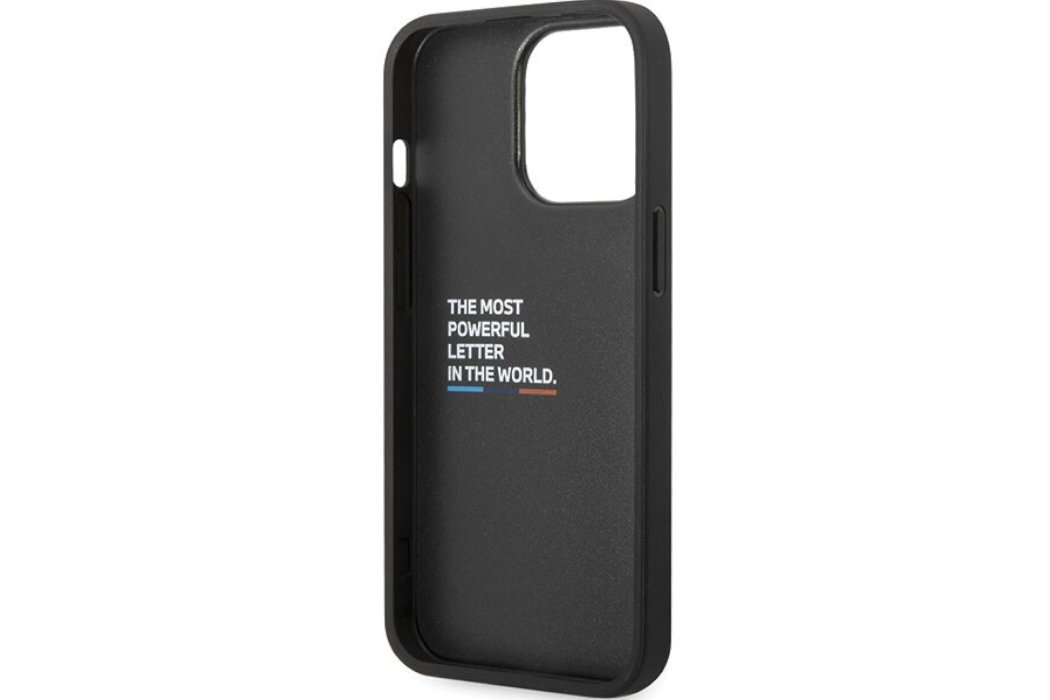 Etui BMW Signature Liquid Silicone MagSafe do Apple iPhone 13 Pro Max Czarny styl elegancjia ochrona prestiż materiały