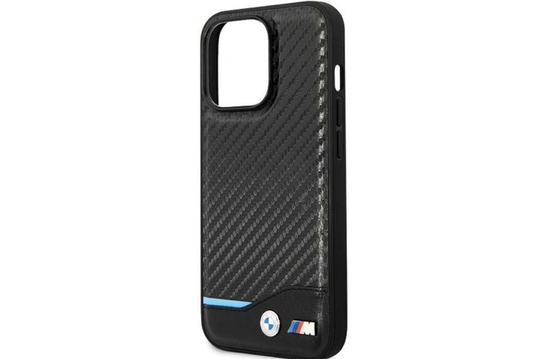 Etui BMW Signature Liquid Silicone MagSafe do Apple iPhone 13 Pro Max Czarny styl elegancjia ochrona prestiż materiały