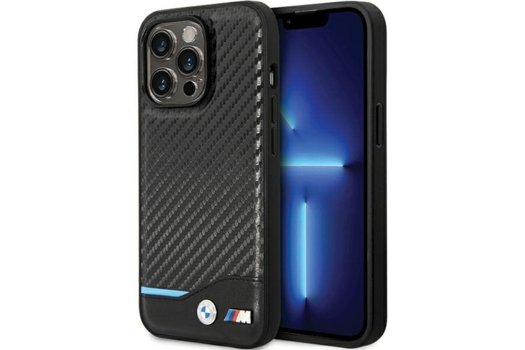 Etui BMW Signature Liquid Silicone MagSafe do Apple iPhone 13 Pro Max Czarny styl elegancjia ochrona prestiż materiały