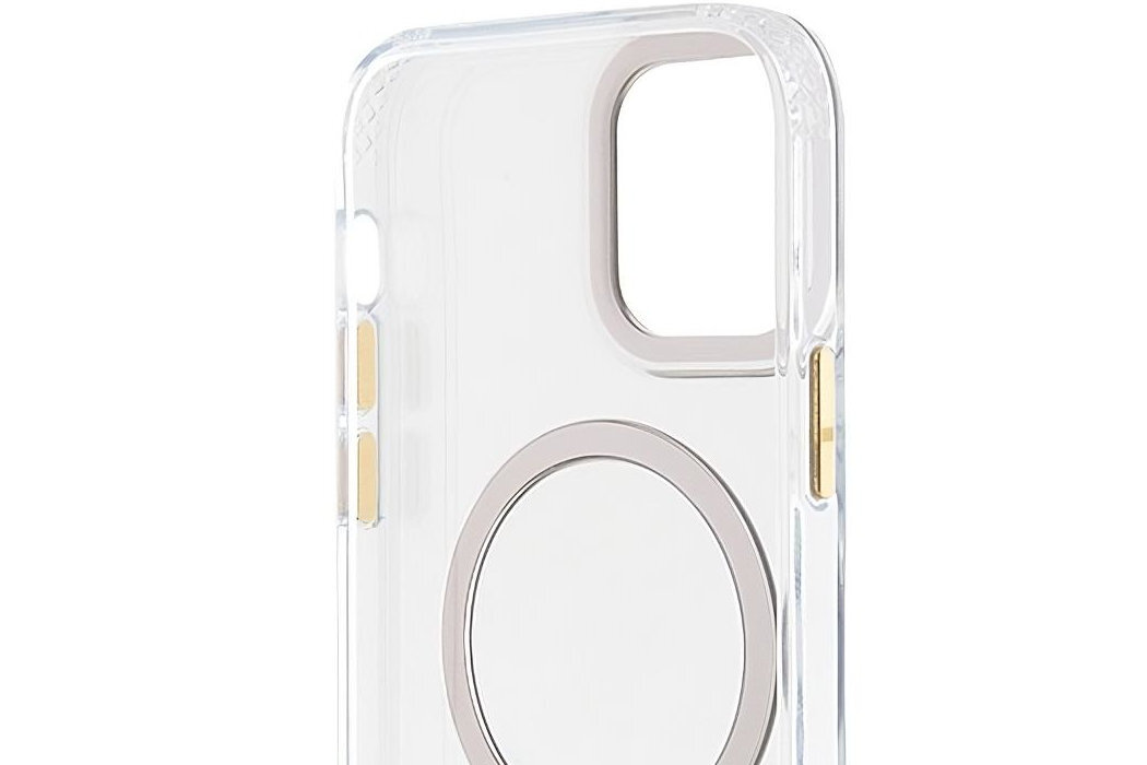 Etui GUESS Metal Outline MagSafe Metal Logo do Apple iPhone 12/12 Pro luksus wytrzymałość marka elegancja styl wyrafinowanie
