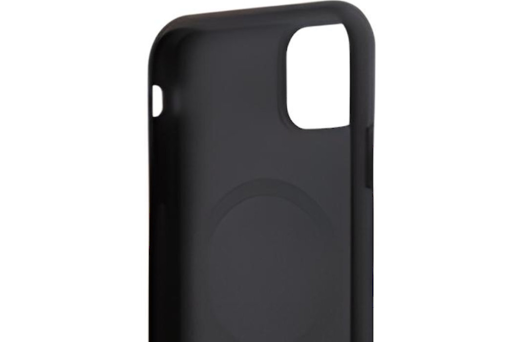 Etui GUESS GCube Stripese Metal Logo do Apple iPhone 11/Xr luksus wytrzymałość marka elegancja styl wyrafinowanie