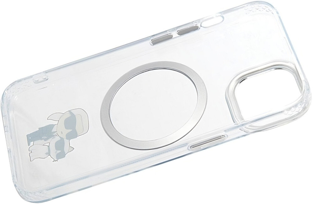 Etui KARL LAGERFELD Karl&Choupette MagSafe do Apple iPhone 13 Przezroczysty materiały wykonanie ochrona