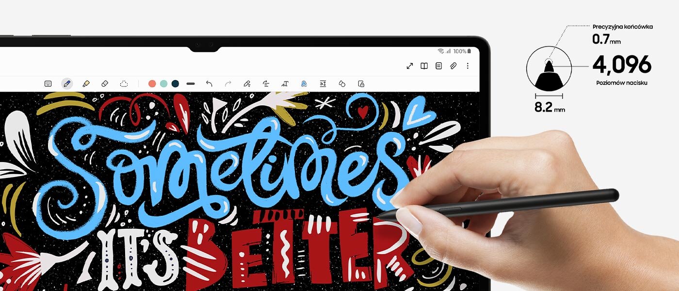 poznaj precyzyjny rysik S Pen pasujący do tabletów z serii Galaxy Tab S10